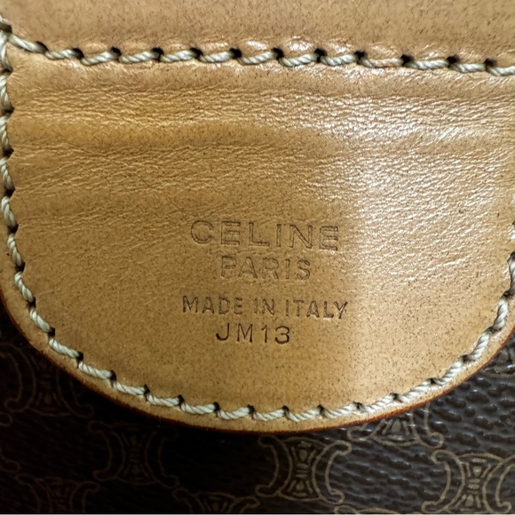 Authentic Vintage Celine Macadam Boston Bag - Picture 8 of 17